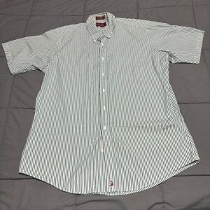 Nordstrom classic men’s 16‎ 1/2 100% long staple cotton 2x2 pinpoint button up